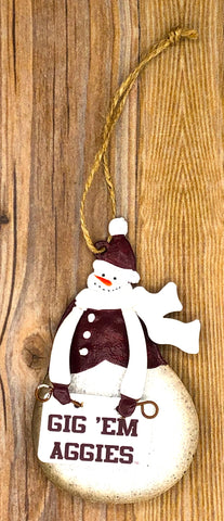 Snowman Picture Ornament