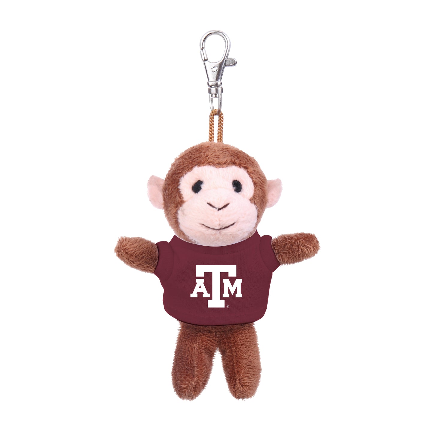 Texas A&M Plush Pals Keychain - Monkey - TXAG Store
