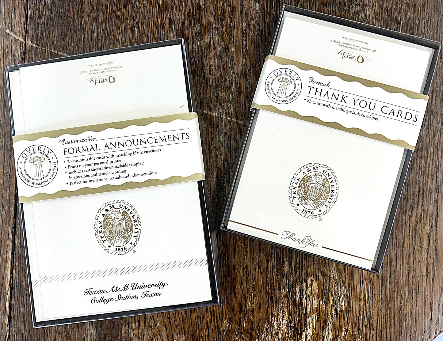 GRADUATION ANNOUNCEMENTS/ THANK YOU NOTES COMBO PACK - 25 pack (print on your printer or have Copy Corner print for FREE) (Copy)