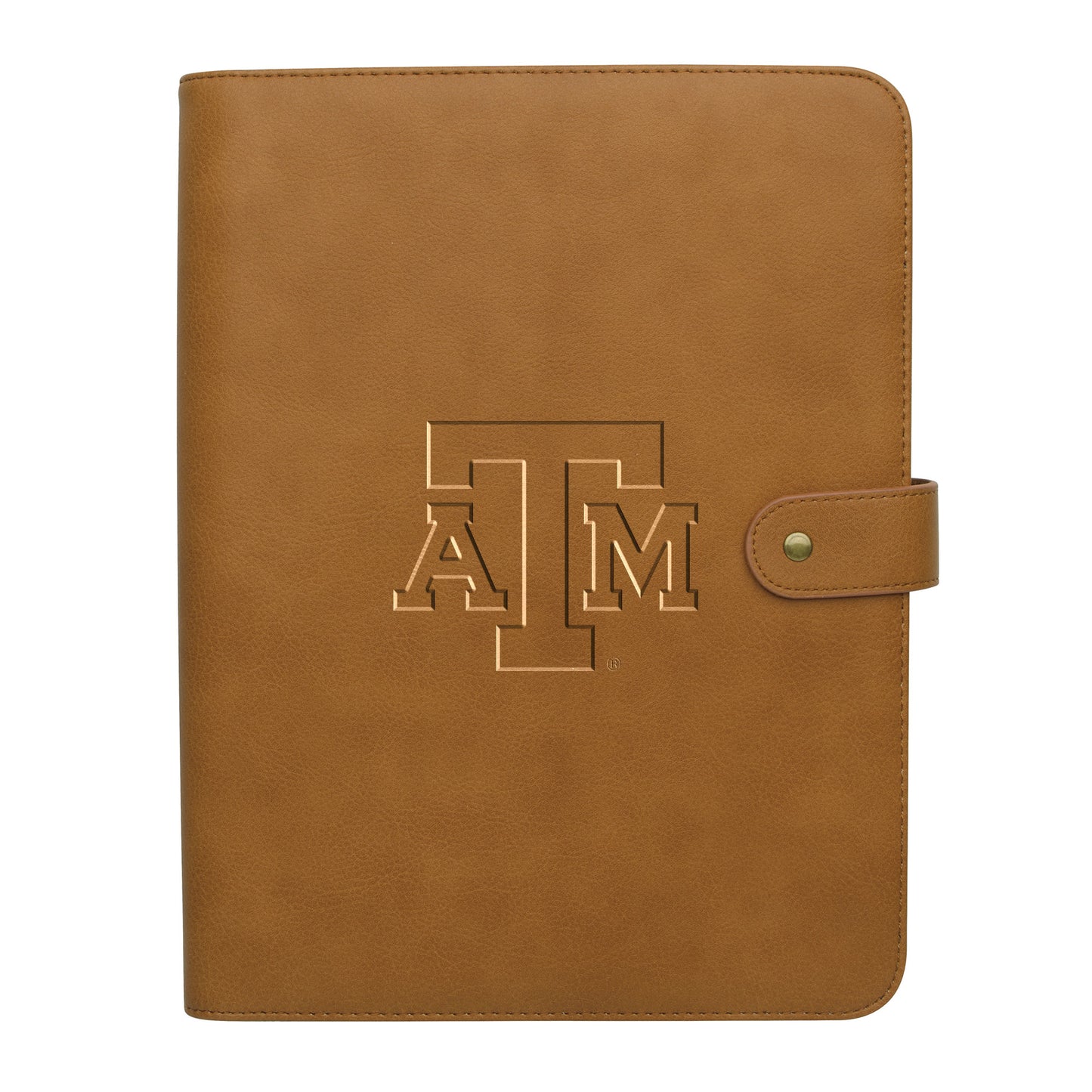 Zippered Padfolio-Tan