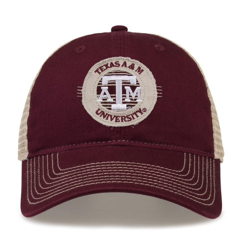 White Cap with Circle Design (AGGIES/ Texas A&M / University)
