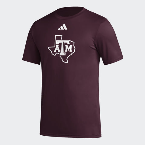 CLG Terminal Tackle Maroon Heather L/S Shirt - Lone Star