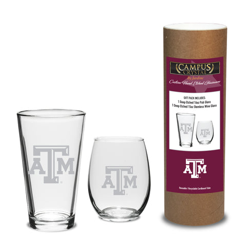 Texas A&M Aggies Team Heathered Can Cooler