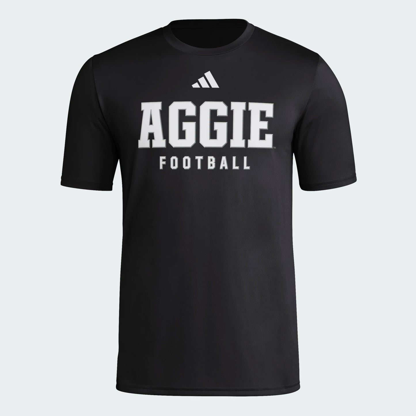 Black Aggie Football Pregame Tee