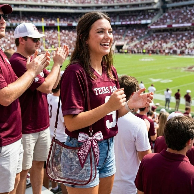 Texas A&M Sara Clear Bag - Large