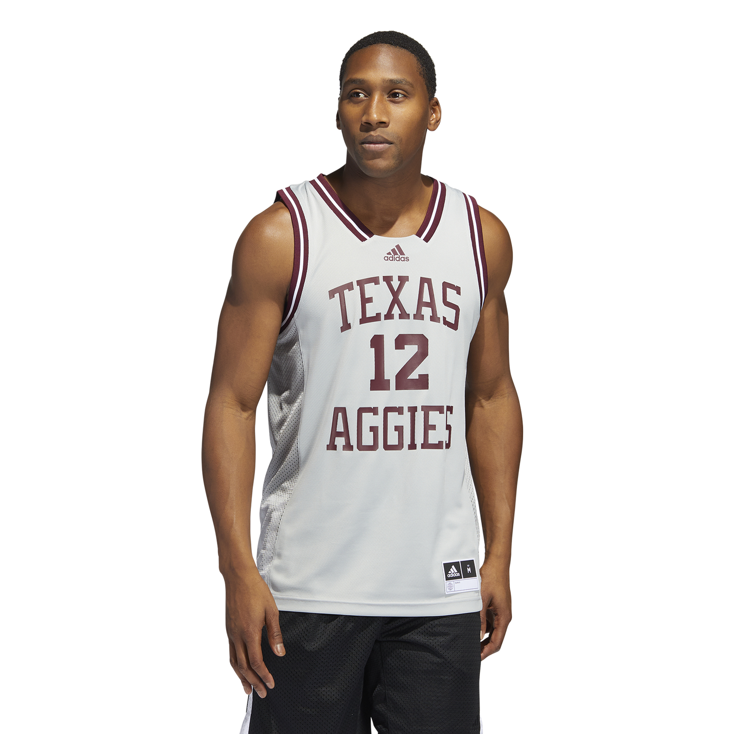 Texas A&M Replica Basketball Jersey - Stone Grey ***