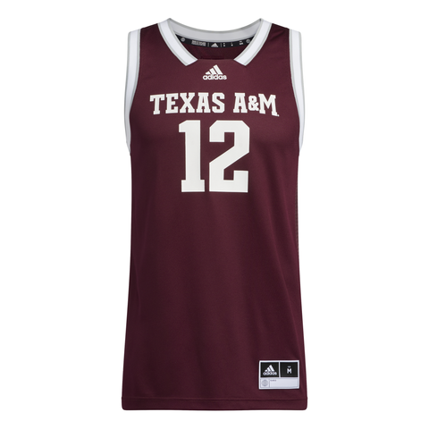 Texas A&M Replica Basketball Jersey - Maroon Alternative