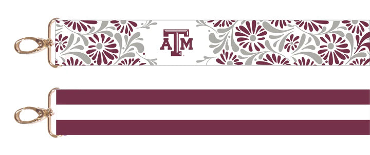 Texas A&M Floral Strap