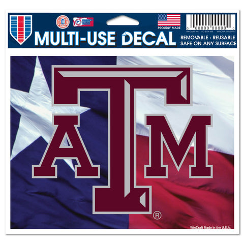 Texas Aggies Multi-Use Decal - 3"x4"
