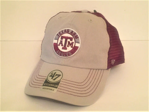 The Game Cap - Maroon Circle Patch w/ Mesh Back