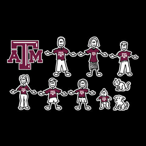 9" Texas A&M Lunch Plates (10 count)