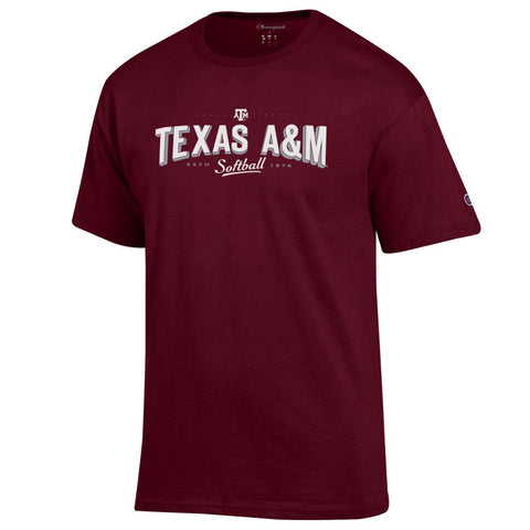 Texas A&M Aggie Softball Tee - Comfort Wash