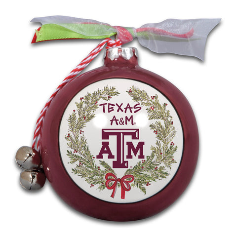 Texas A&M Resin Snowman Ornament