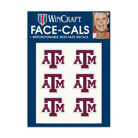 Texas A&M Face & Nail Decal Pack