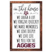 Texas A&M Aggies /College Vault Evolution Wool Banner 8" x 32"