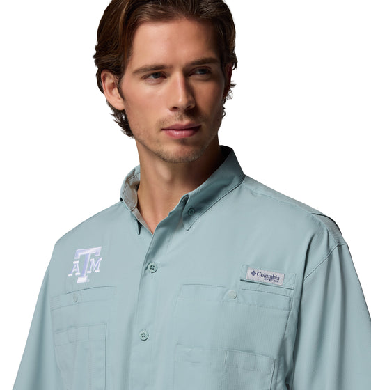 Columbia CLG Tamiami Fishing Shirt - Crushed Blue - New! - TXAG Store 