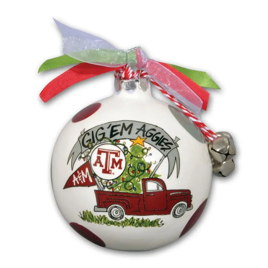 Texas A&M Ornament - Truck