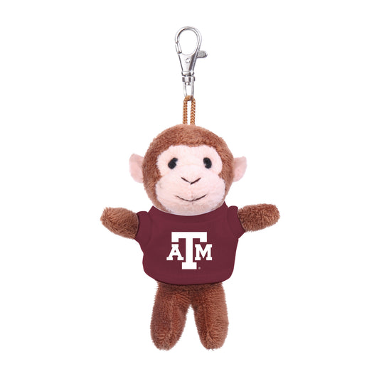 Texas A&M Plush Pals Keychain - Monkey - TXAG Store 