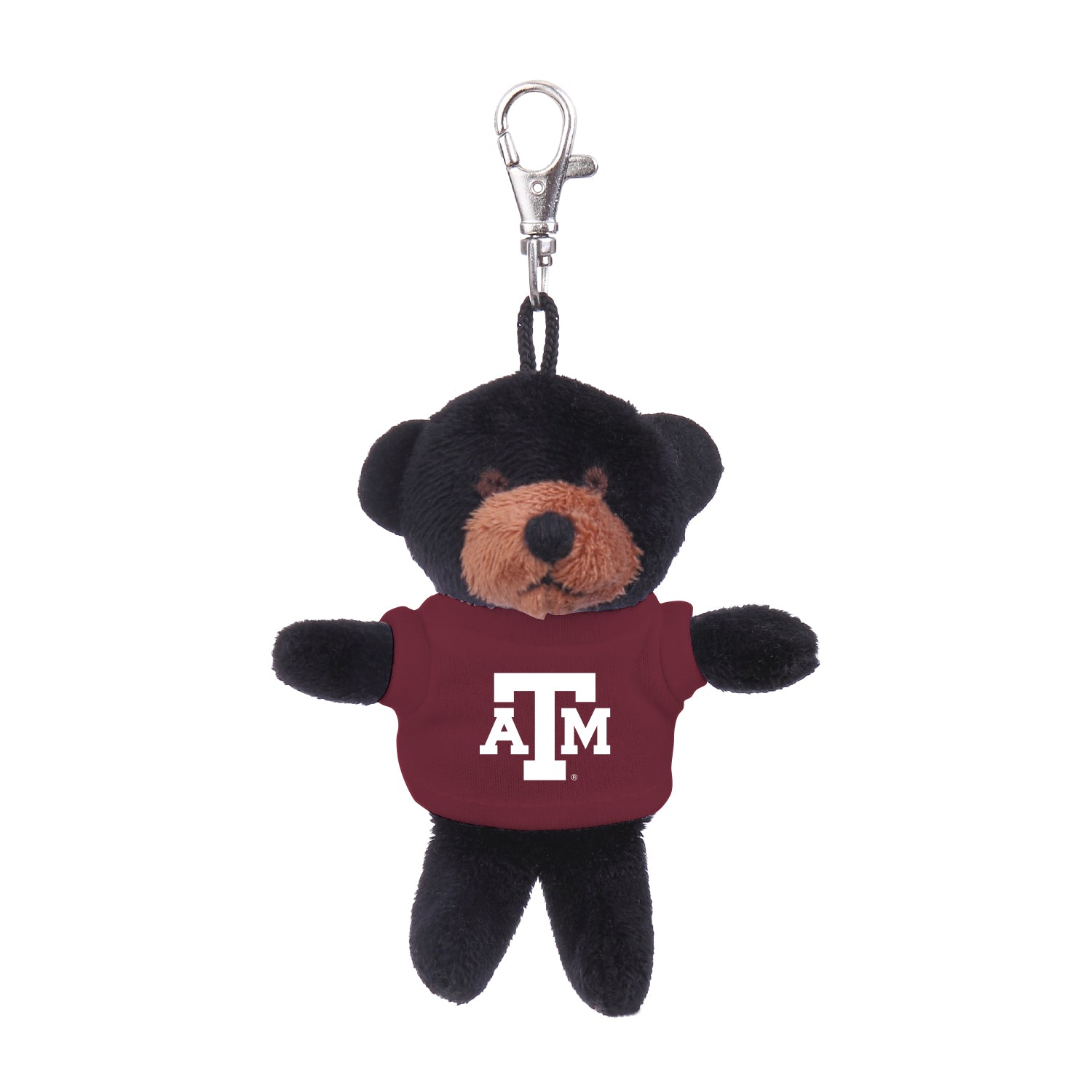 Texas A&M Plush Pals Keychain - Black Bear - TXAG Store 