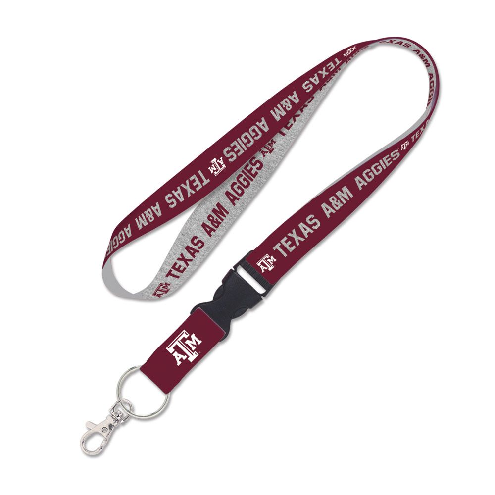 Texas A&M Lanyard - Heathered - 1"