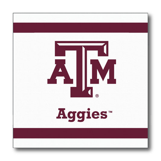 5" Texas A&M Beverage Napkins (24 count)