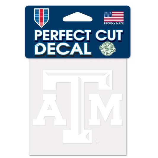 ATM PERFECT CUT WHITE DECAL 4" X 4"