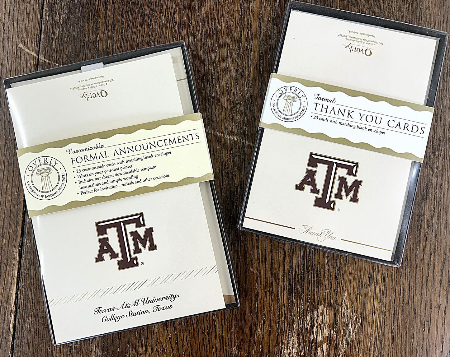 GRADUATION ANNOUNCEMENTS/ THANK YOU NOTES COMBO PACK - 25 pack (print on your printer or have Copy Corner print for FREE) (Copy)