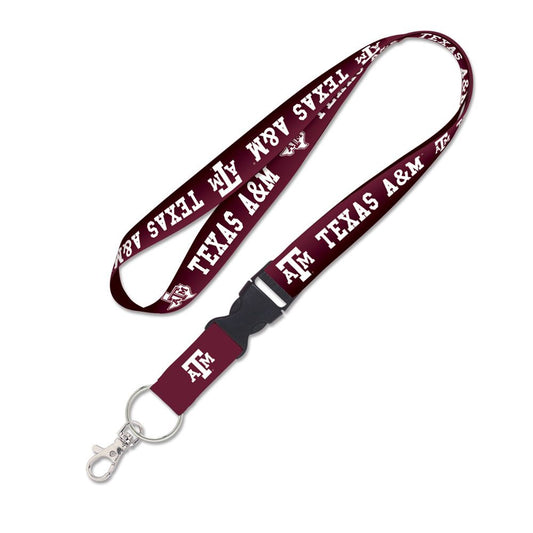 Texas A&M Gradient Lanyard w/ Detachable Buckle - 1in.