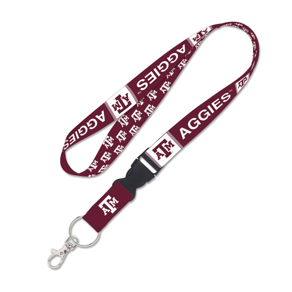 Texas A&M Aggies Repeat Lanyard w/ Detachable Buckle