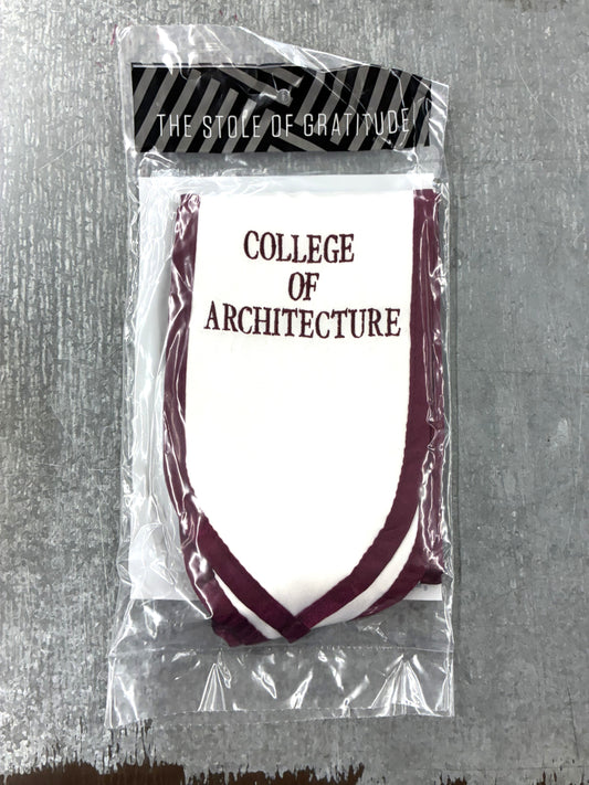 College of Architecture Stole - TXAG Store 
