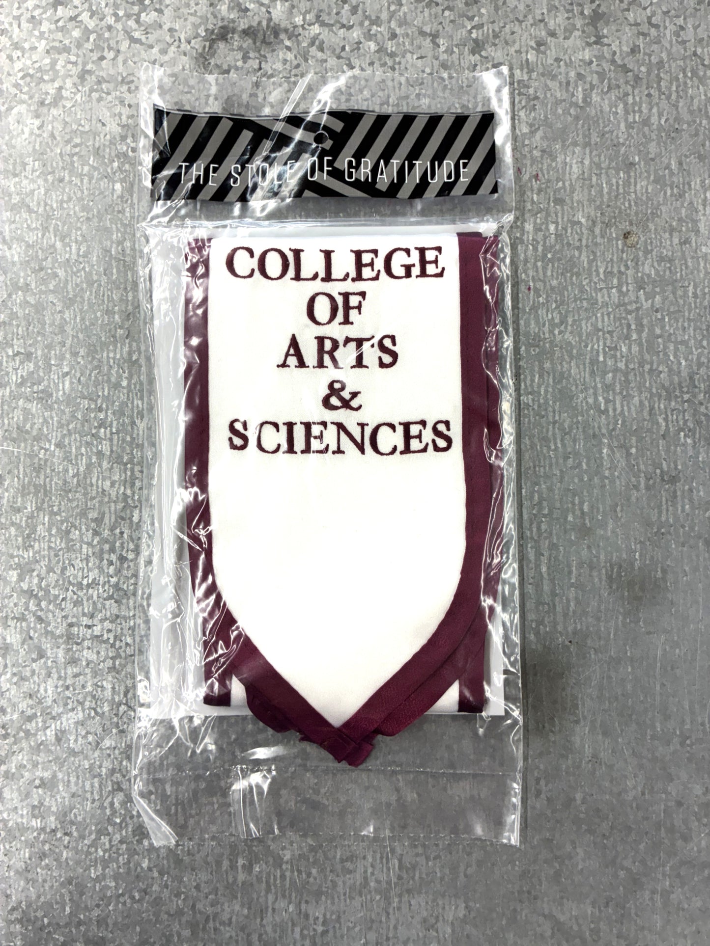 College of Arts & Sciences Stole