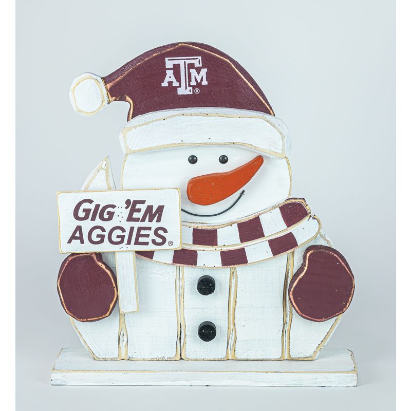 Texas A&M Snowman Stander