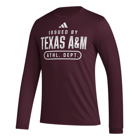 Texas A&M L/S Pre-Game Tee - Athletic Dept.