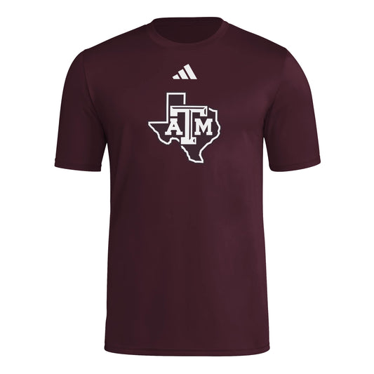 Texas A&M Maroon Pre-Game Tee - New!