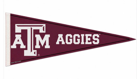 Texas A&M Classic Aggie Pennant - 12x30"