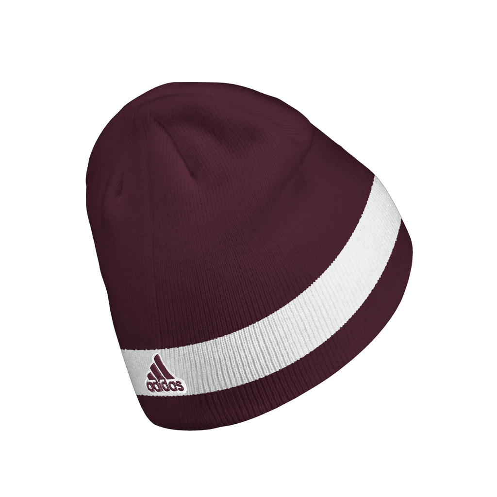 Texas A&M Beanie - Maroon w/ White Stripe