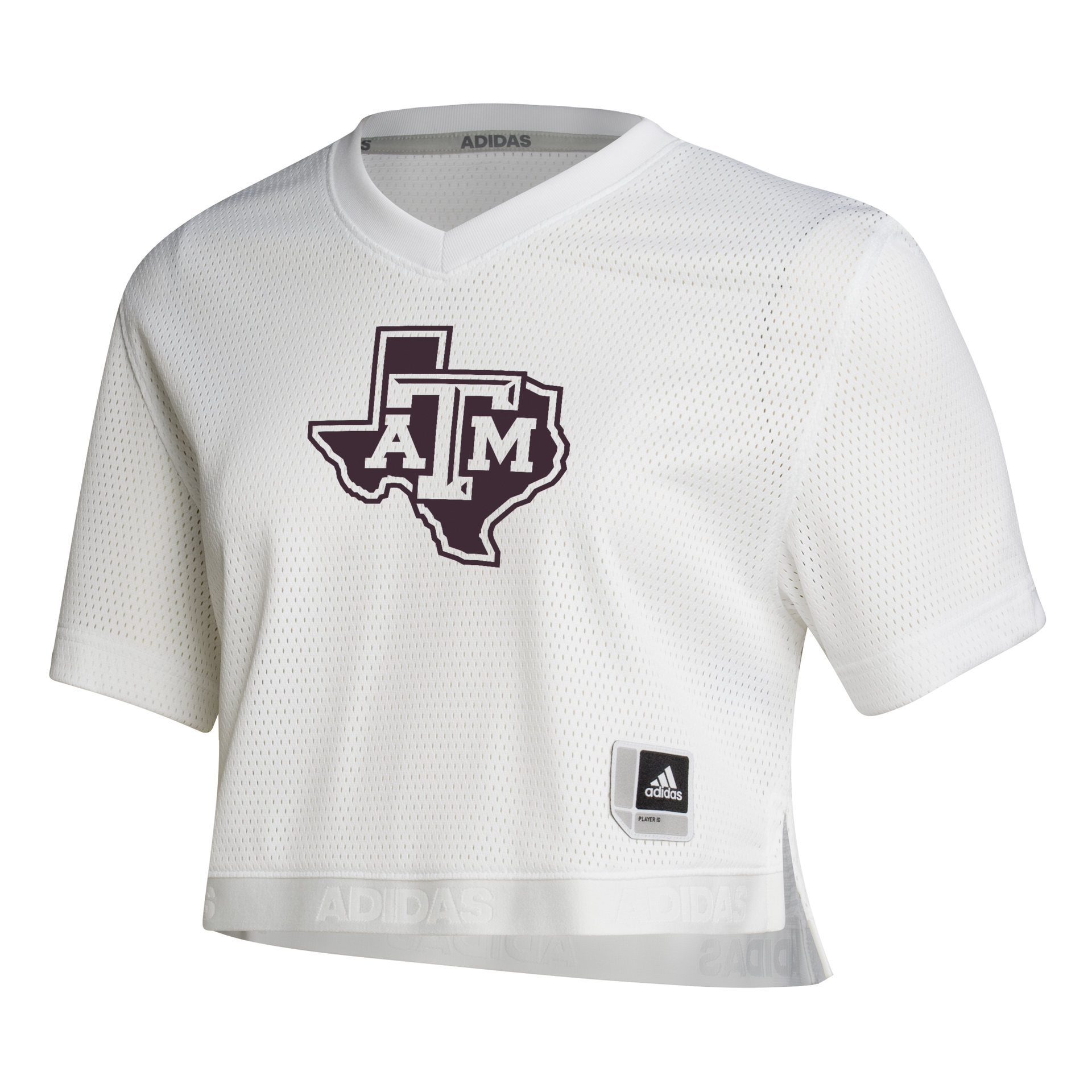 Women's Cropped Jersey - White Lone Star – TXAG Store