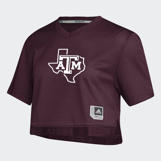 Women's Crop Jersey - Maroon