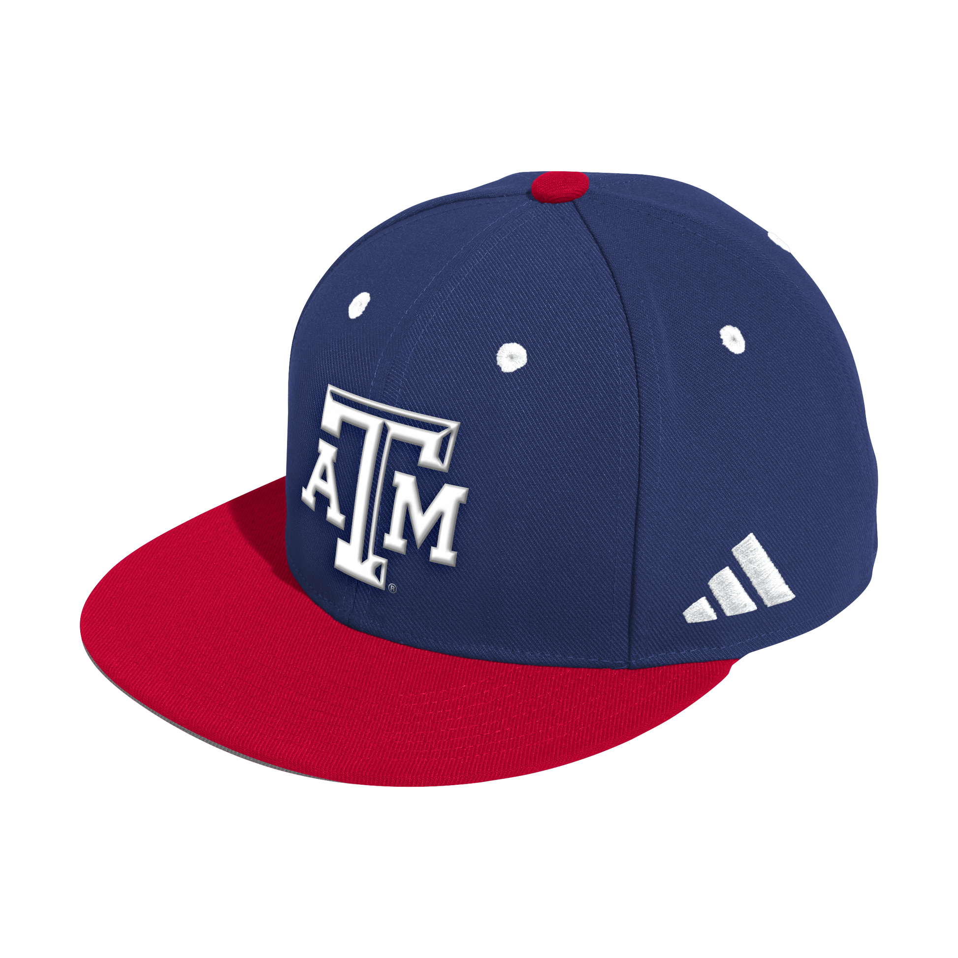 Wool On-Field Fitted Cap - Red/White/Blue - TXAG Store 