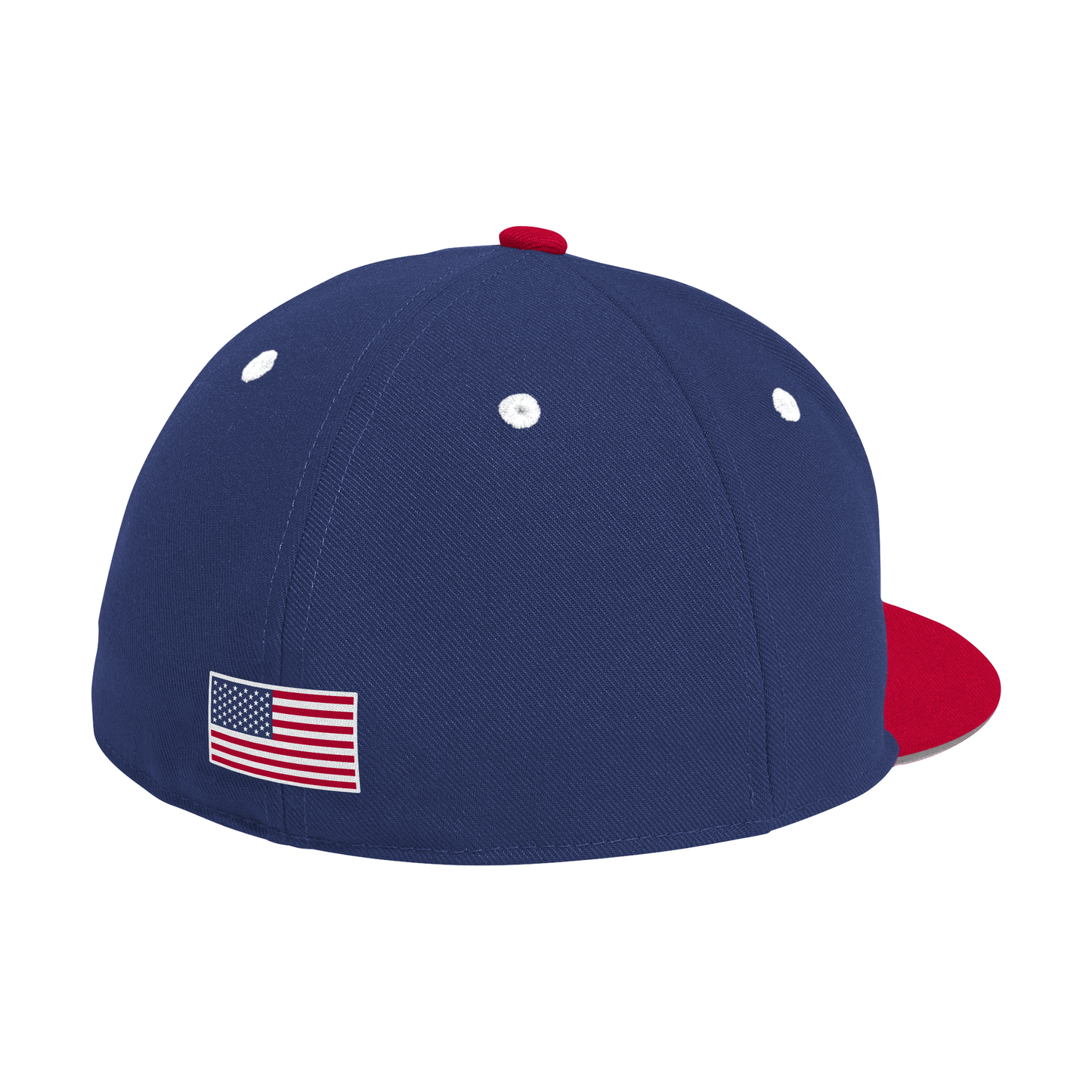 Wool On-Field Fitted Cap - Red/White/Blue - TXAG Store 