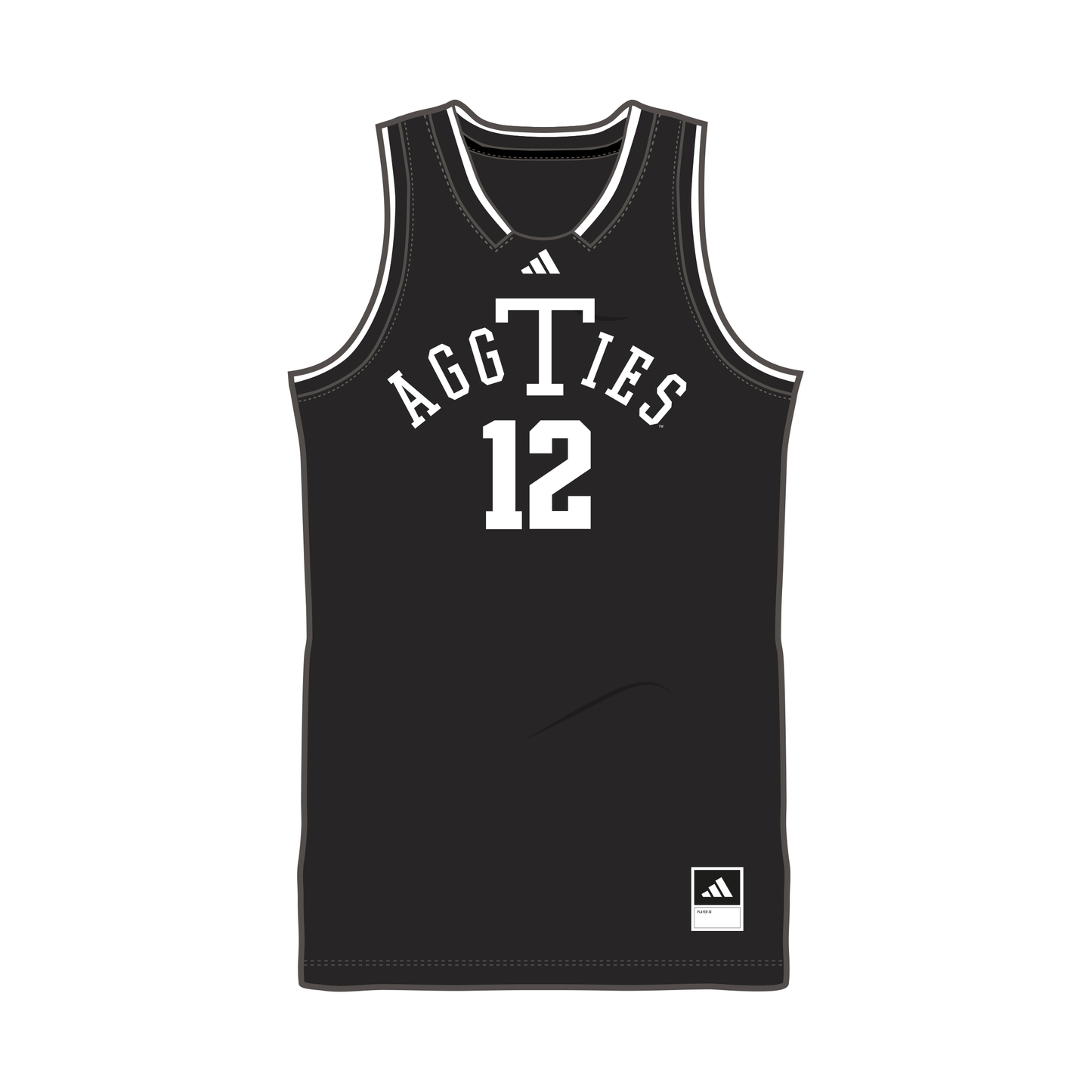 Texas A&M YOUTH Replica Swingman Basketball Jersey - Black