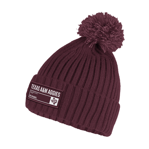 Texas A&M Maroon Lone Star Beanie