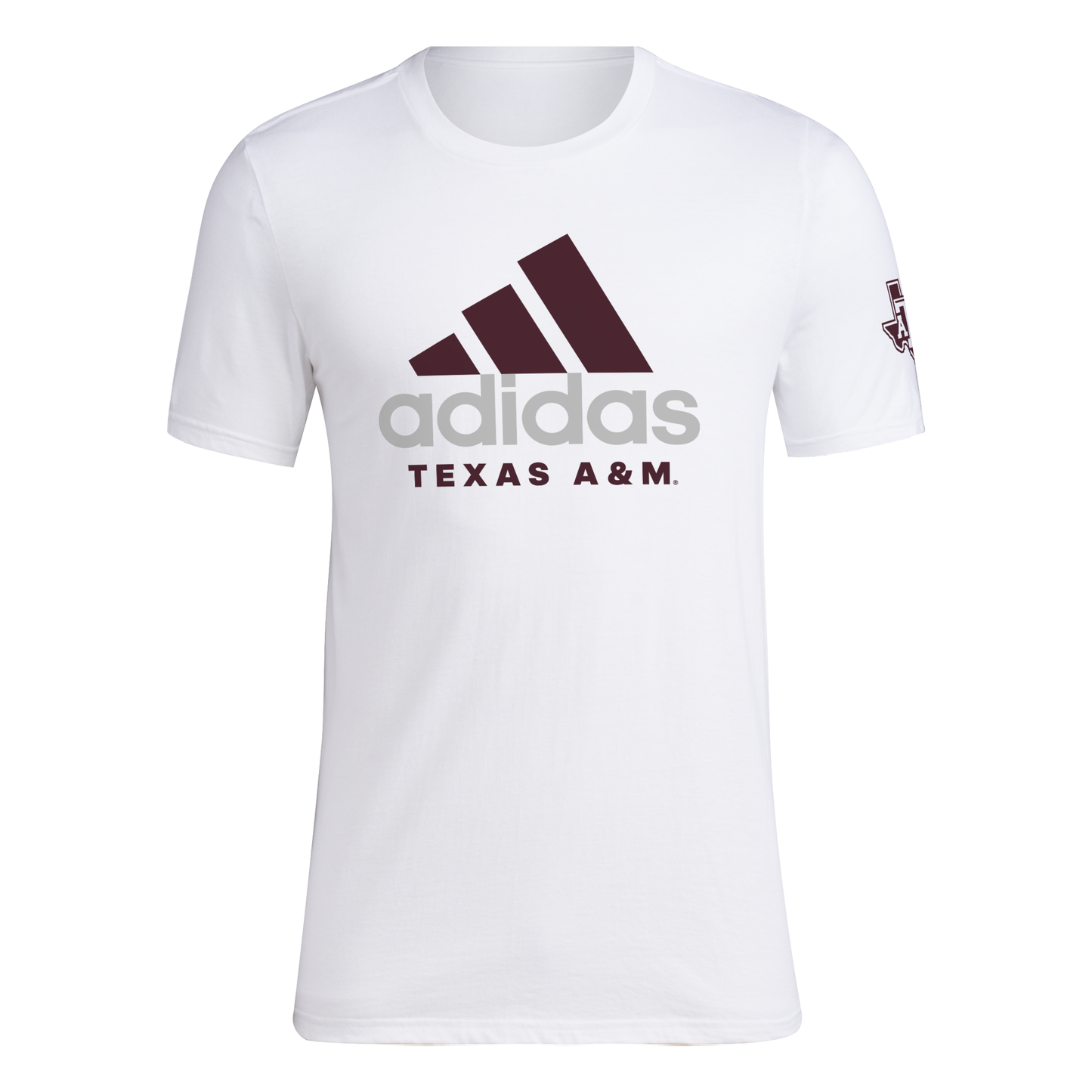 Adidas Logo Texas A&M Tee - New!