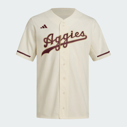 Texas A&M Baseball Jersey - Cream - TXAG Store 