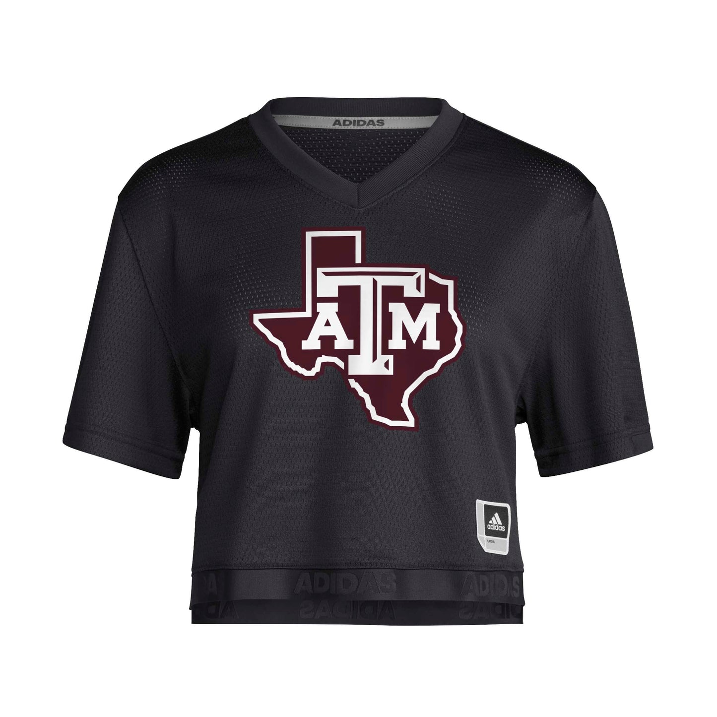 Women's Crop Jersey - Black Lone Star