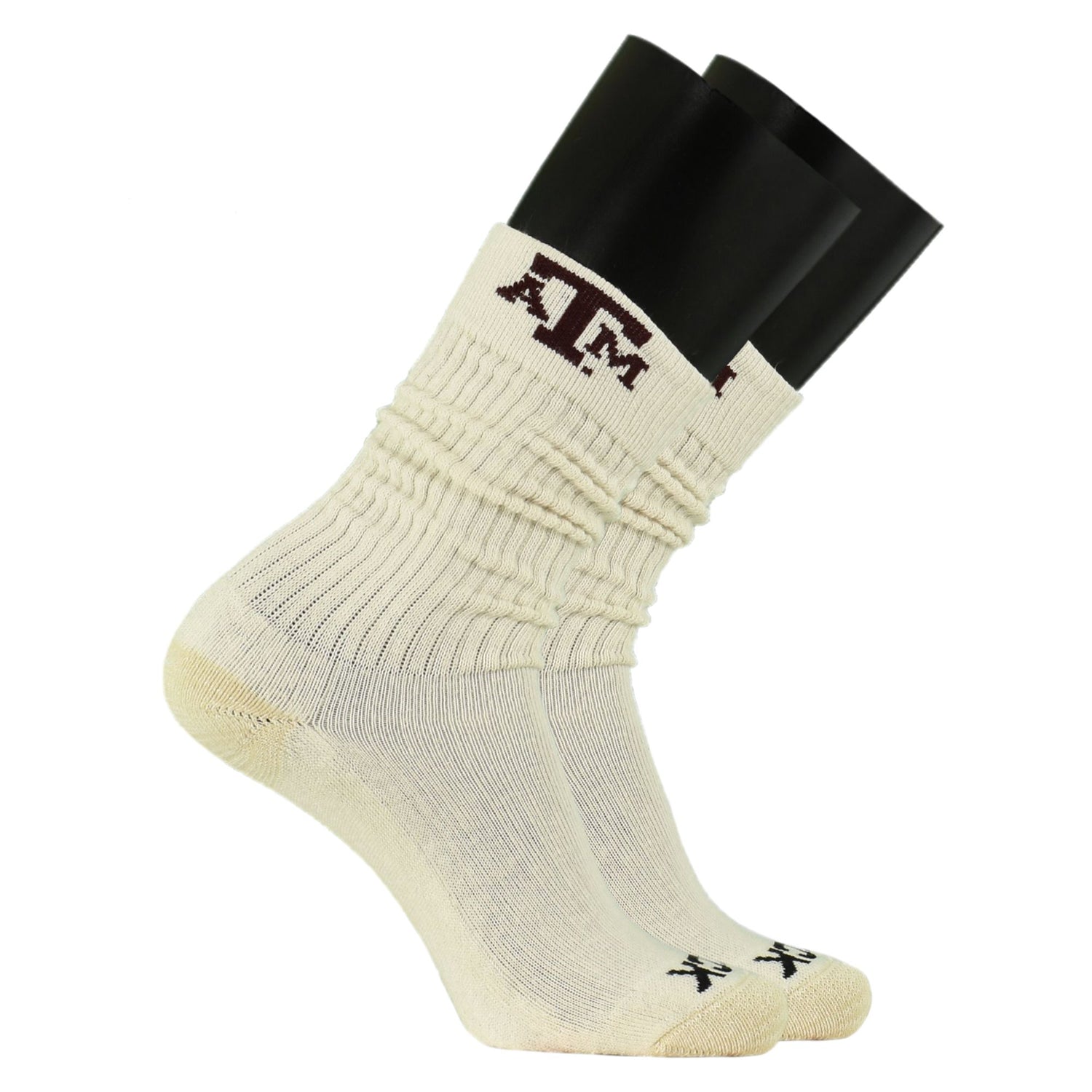 Slouch Crew Socks - Off White - TXAG Store 