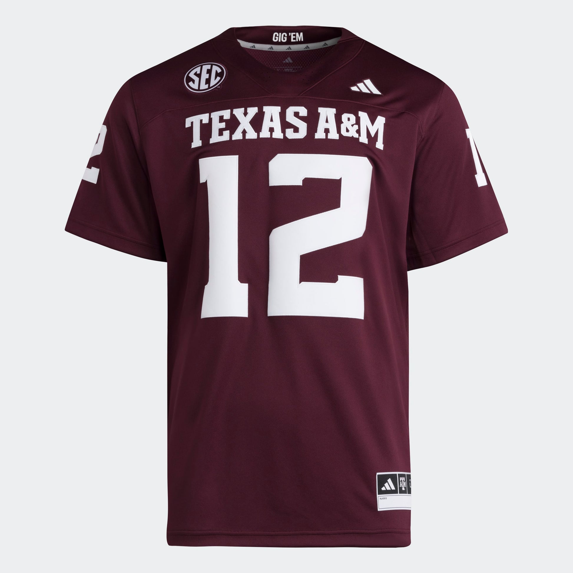 Texas A&M PREMIER Jersey - Maroon - TXAG Store 