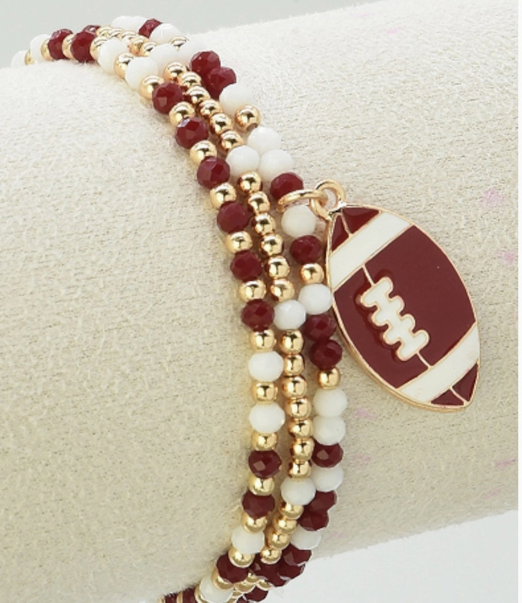 Football Stretch Bracelets - TXAG Store 