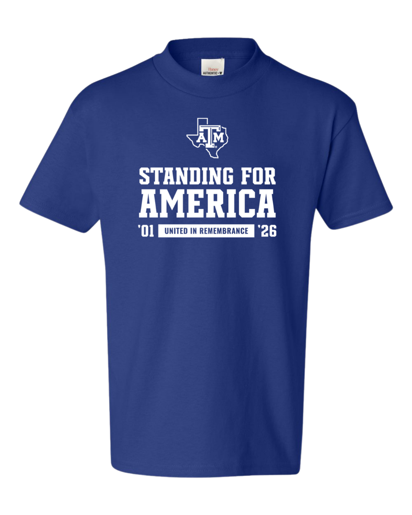 Standing for America Anniversary Shirt - Blue