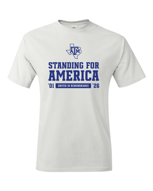 Standing for America Anniversary Shirt - White